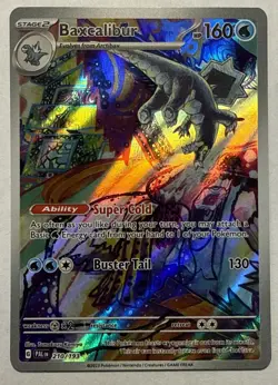 Baxcalibur - 210/193 - Pokemon Paldea Evolved Illustration Rare Card NM - Image 1