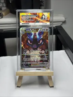 Pokemon TCG Lucario VSTAR SWSH291 Promo Card Ace 10 Gem Mint - Image 1