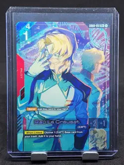Gundam Card Game GD03-091 RAU LE CREUSET (R+) FOIL - STEEL REQUIEM - Image 1