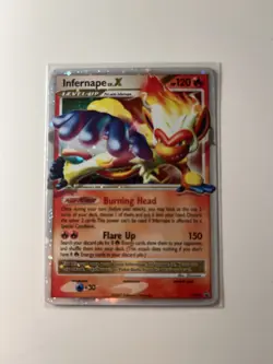 Infernape LV.X DP10 Diamond and Pearl Promo Card MP - Image 1