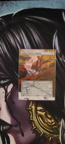 MTG ALTER: Golos Tireless Pilgrim (RIP), by CreationsbyCha. Extension Alter - Image 1