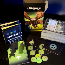 MTG Fallout Commander Deck Mutant Menace w/ Nuclear Fallout Sleeved Custom NM - Image 1