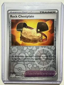 Rock Chestplate Reverse Holo 192/198 - Scarlet And Violet - Pokemon TCG - Image 1
