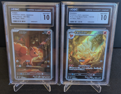 [AUS] Vulpix 067/063 & Ninetales 110/108 AR 2pc Set CGC 10 Japanese Pokemon Card - Image 1
