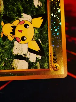 LP/MP JAPANESE Pokemon PICHU Card PREMIUM FILE 2 Set#172 Neo REVERSE HOLO FOIL#7 - Image 3