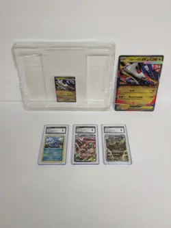 Lot Of 3 CGC Graded Pokemon Cards Cryogonal Kingambit Mega Latias Promo Cards - Image 1