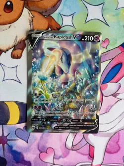 Galarian Rapidash V 168/198 Rare Ultra Chilling Reign Pokemon Near Mint Card - Image 1