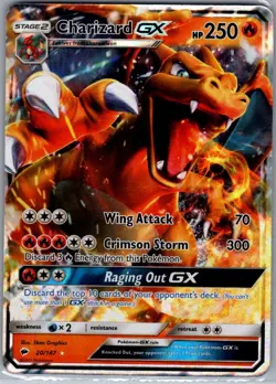 Charizard GX 20/147 SM - Burning Shadows - Pokemon Card - NM - Image 1