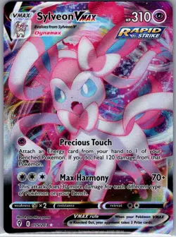 Sylveon VMAX 075/203 SWSH07: Evolving Skies - Pokemon Card - NM - Image 1