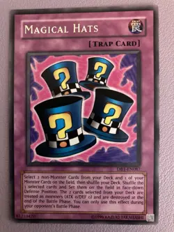 Magical Hats - - - (Holo/Super Rare ‘TRAP’ Yu-Gi-Oh! Trading Card). - Image 1