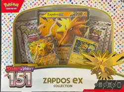 Zapdos EX 151 Collection Box - Scarlet & Violet Pokemon TCG - SEALED BRAND NEW - Image 1