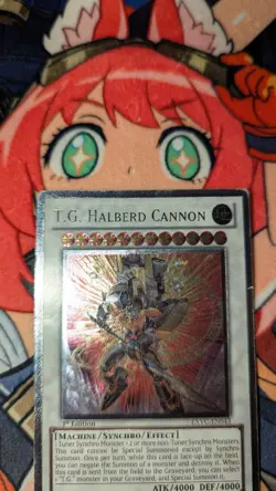 YuGiOh! | T.G. Halberd Cannon | EXVC-EN043 Ultimate Rare | 1st Ed. MP - Image 3