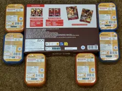6x One Piece Tin Pack Set Vol 2 TS-02 OP-13 & 1x Illustration box Vol 5 Sealed - Image 3