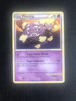 Pokemon TCG Weezing Call of Legends 38/95 Regular Rare LP/NM - Image 1