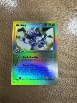 Pokemon TCG Weezing EX Ruby & Sapphire 24/109 Reverse Holo Rare LP/NM - Image 1
