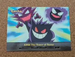 Topps Pokemon Card - EP22 The Tower of Terror - Blue Logo - Gengar NM Non Holo - Image 1