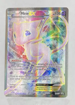 Pokemon Mew EX Full Art Black Star Ultra Rare Promo XY126 Holo Card - Image 1