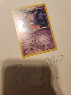 Pokemon Gengar TCG Holo Rare Card XY Breakthrough 60/162 NM-LP - Image 1