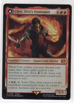 MTG Final Fantasy Foil Mythic #0133 Clive Ifrit's Dominant - Image 1