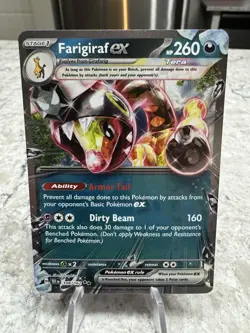 Pokemon Farigiraf ex 108/162 Ultra Rare Temporal Forces NM/M Unplayed Pack Fresh - Image 1