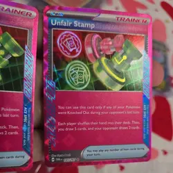 Unfair Stamp 165/167 ACE SPEC Rare Holo SV06: Twilight Masquerade NM Pokemon - Image 2