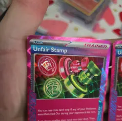 Unfair Stamp 165/167 ACE SPEC Rare Holo SV06: Twilight Masquerade NM Pokemon - Image 4