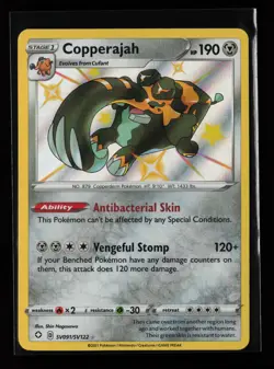 Copperajah SV091/SV122 Shiny Holo Rare Shining Fates: Shiny Vault Pokemon Card - Image 1