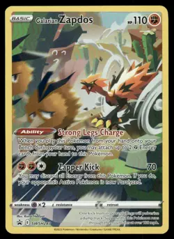 Pokemon Cards Galarian Zapdos SWSH283 SWSH Black Star Promo NM *3 - Image 1