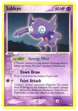 Sableye 22/108 Power Keepers Moderate Play Pokemon DNA GAMES - Image 1