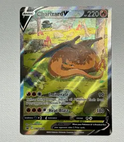 Charizard V SWSH260 Black Star Promo Holo Alt Art Pokemon TCG - Image 1