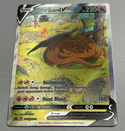 Charizard V SWSH260 Black Star Promo Holo Alt Art Pokemon TCG - Image 2