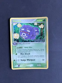 Pokemon TCG Weezing EX Delta Species 33/113 Reverse Holo Rare 2005 Nintendo - MP - Image 1