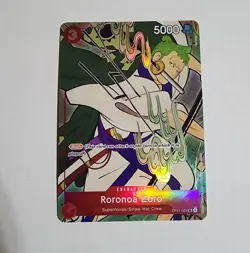 One Piece TCG Roronoa Zoro OP01-025 1st Anniversary Set NM - Image 1