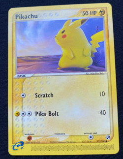 Pikachu | 72/100 | EX Sandstorm | Pokemon Card | Regular (NM) - Image 1