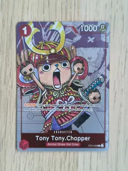 One Piece Card Game Tony Tony.Chopper ST01-006 Alternate Art 25th Anniversary NM - Image 1