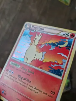 Pokemon TCG Rapidash Holo Rare Card Triumphant 8/102 LP - Image 4