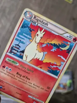 Pokemon TCG Rapidash Holo Rare Card Triumphant 8/102 LP - Image 5