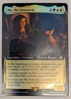 Me, the Immortal (Extended Art) Doctor Who Foil - MTG RARE - Image 1