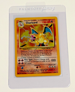 Pokemon TCG Charizard Base Set 4/102 Unlimited Holo Rare Ungraded - Image 1
