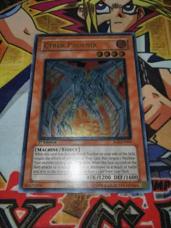 Cyber Phoenix eoj-en009 1st Edition (LP/MP) Ultimate rare Yu-Gi-Oh! - Image 3