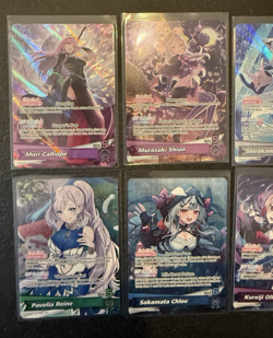 HOLOLIVE TCG BULK OF 8 OSR UR CARDS QUINTET SPECTRUM + S + RR + R ENGLISH ENG - Image 2