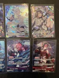 HOLOLIVE TCG BULK OF 8 OSR UR CARDS QUINTET SPECTRUM + S + RR + R ENGLISH ENG - Image 3