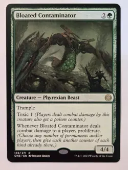 MTG Bloated Contaminator Phyrexia: All Will Be One 159/271 Regular Rare - Image 2
