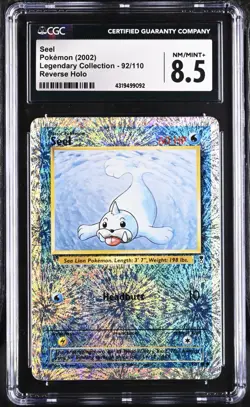 Pokemon Seel 92/110 Legendary Collection Reverse Holo CGC 8.5 - Image 1
