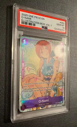 2025 O-Nami (Illustration Box Vol.1) OP05-062 One Piece Foil PSA 10 - Image 2
