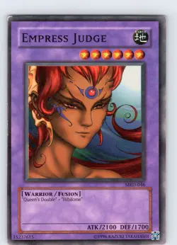 Yu-Gi-Oh TCG Empress Judge MRD-046 Unlimited Regular Common Card LP-NM - Image 1