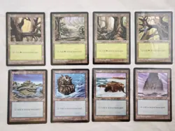 NM Tempest Lot Basic Land 20 Cards - One of Each Artwork Mtg Magic the Gathering - Image 1