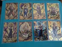 SS Son Goku Vegeta Super Dragon Ball Heroes UR Card MM1 Blood Of Saiyan Full Set - Image 1