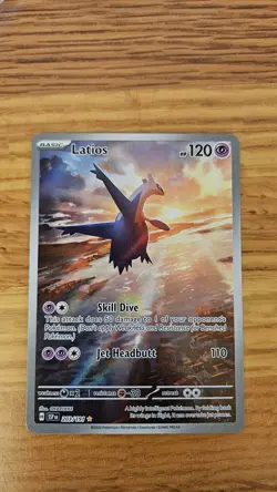Pokemon TCG Latios 203/191 Surging Sparks Illustration Rare Card - Image 1
