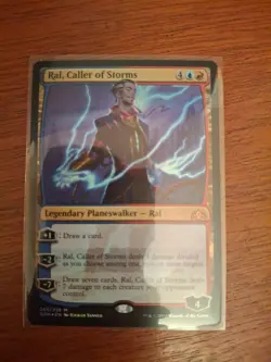 MTG Ral, Caller of Storms FOIL Guilds of Ravnica NM Mythic Rare - Image 1